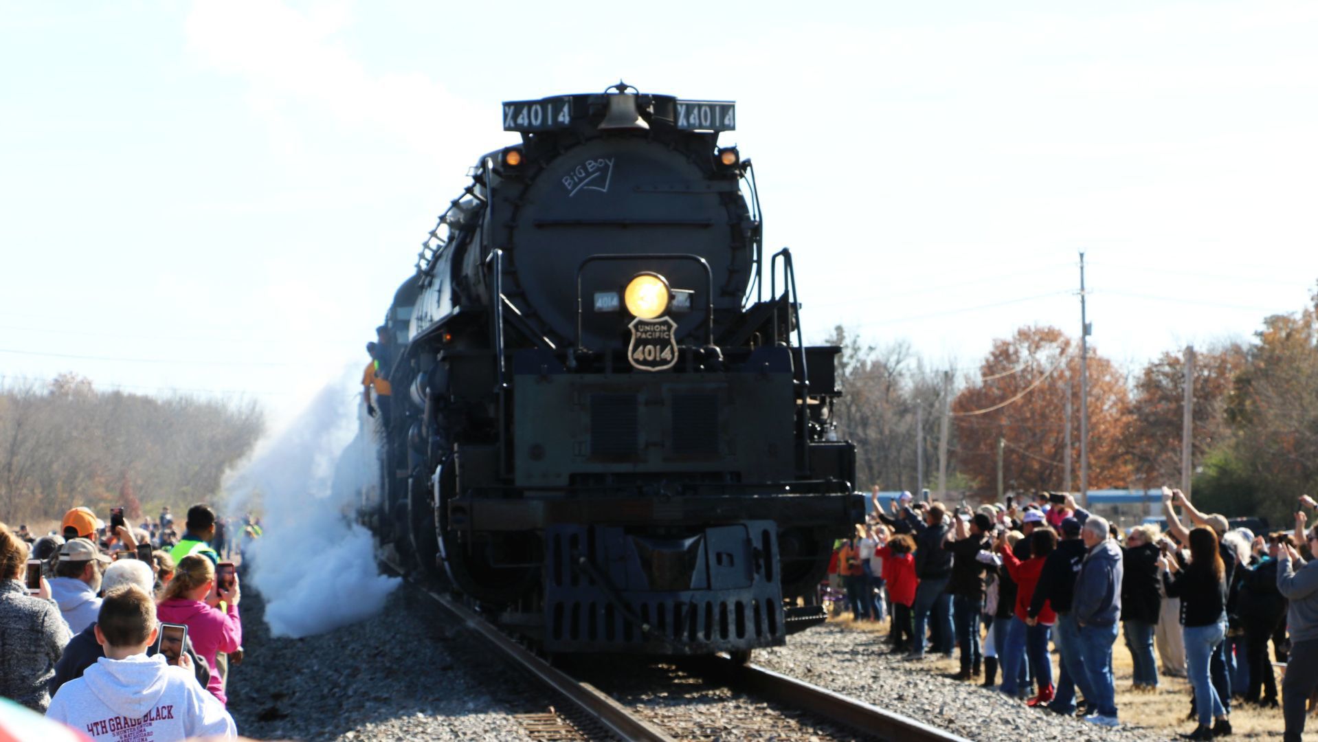 Wagoner welcomes Union Pacific's "Big Boy"